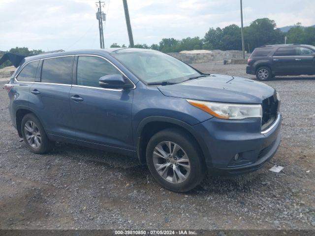  Salvage Toyota Highlander