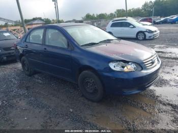  Salvage Toyota Corolla