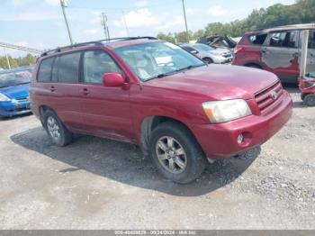  Salvage Toyota Highlander