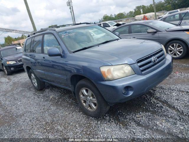  Salvage Toyota Highlander