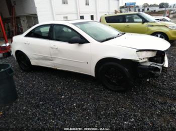  Salvage Pontiac G6