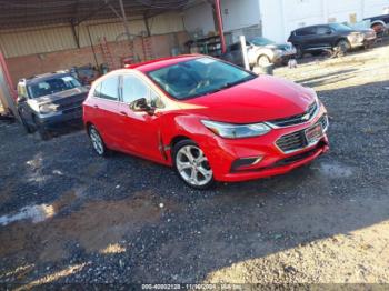  Salvage Chevrolet Cruze