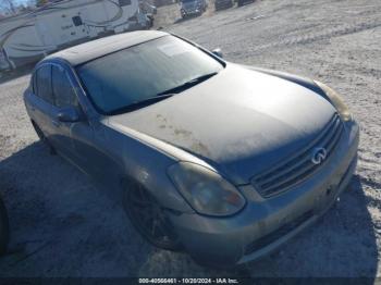  Salvage INFINITI G35