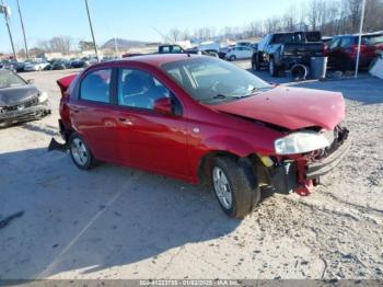  Salvage Chevrolet Aveo