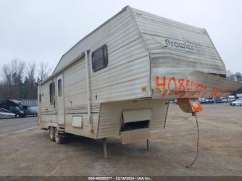  Salvage Fleetwood Prowler