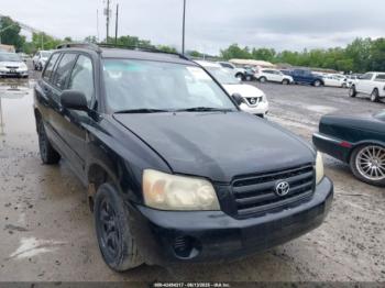  Salvage Toyota Highlander