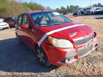 Salvage Chevrolet Aveo