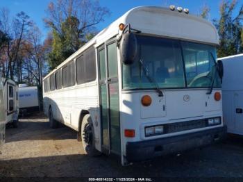  Salvage Blue Bird School Bus   Transit Bus