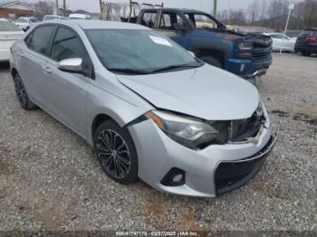  Salvage Toyota Corolla