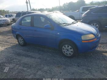  Salvage Chevrolet Aveo