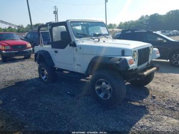 Salvage Jeep Wrangler
