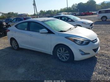  Salvage Hyundai ELANTRA