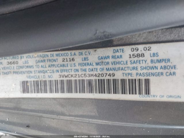 Volkswagen Beetle Gls 2.0l Image 9