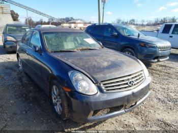  Salvage INFINITI G35x