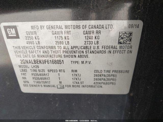 Chevrolet Equinox 1lt Image 8