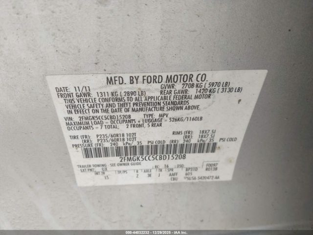Ford Flex Sel Image 8