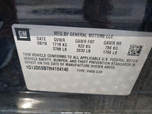 Chevrolet Sonic Lt Auto Image 9