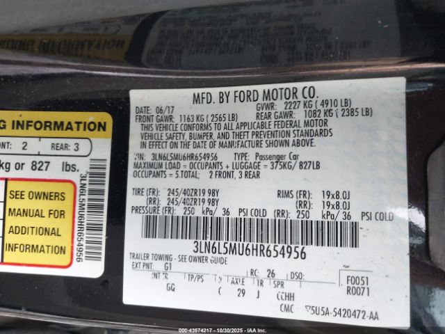 Lincoln MKZ Hybrid Reserve Image 9