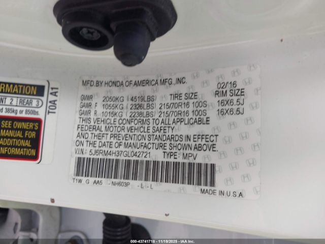 Honda CR-V Lx Image 11