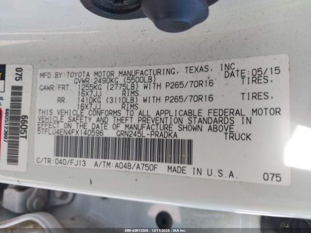 Toyota Tacoma Base V6 Image 15