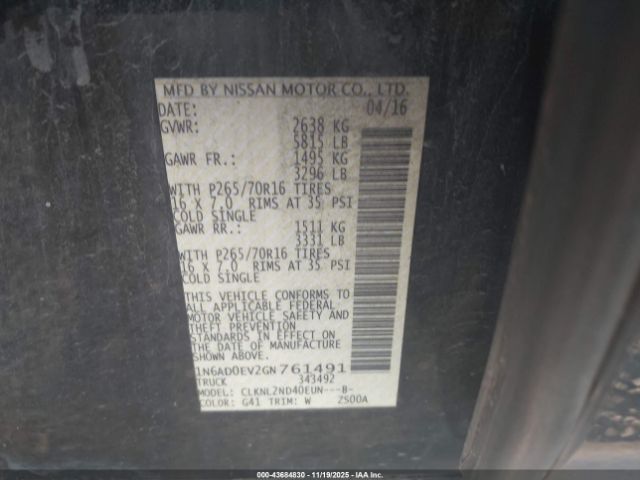 Nissan Frontier Image 7