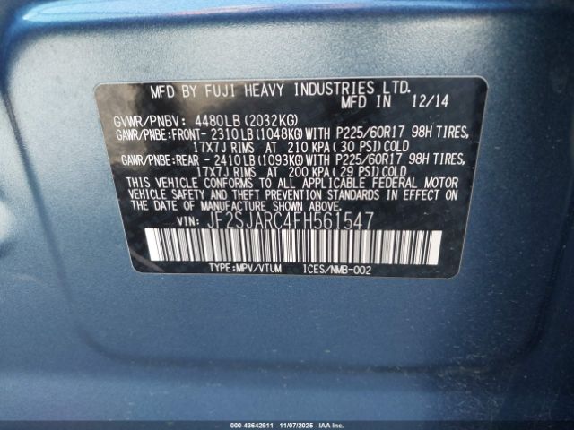 Subaru Forester 2.5i Limited Image 10