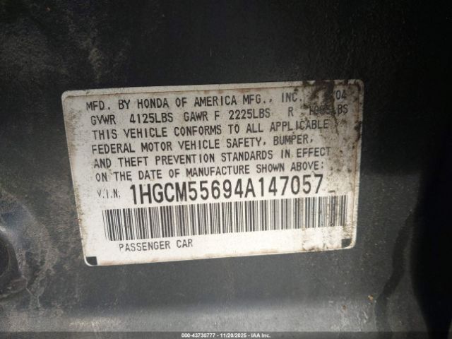 Honda Accord 2.4 Ex Image 9